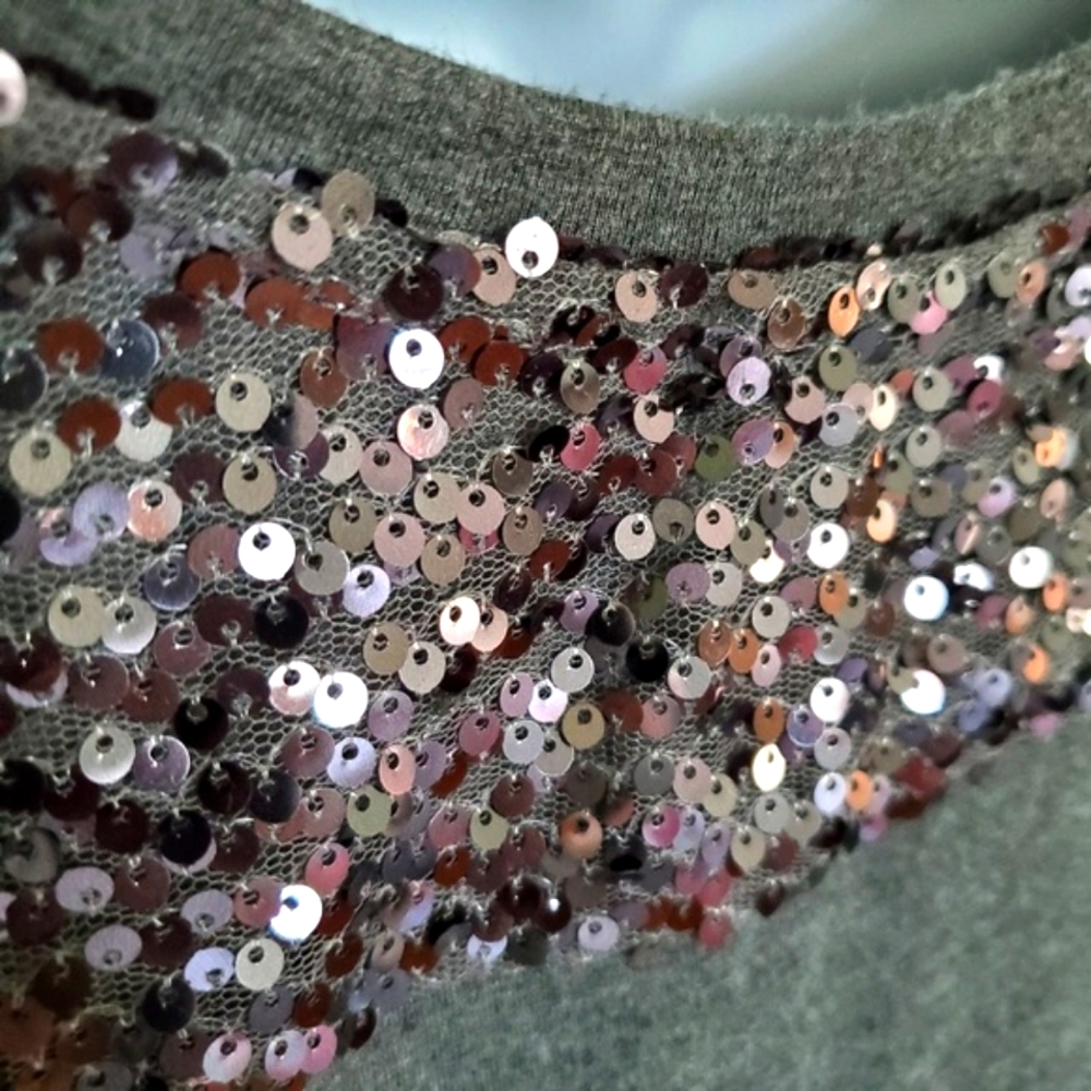 Heart & Hips Sequin Long Sleeve Top